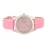 Skmei 6911 Orologio analogico - cinturino in ecopelle (rosa)